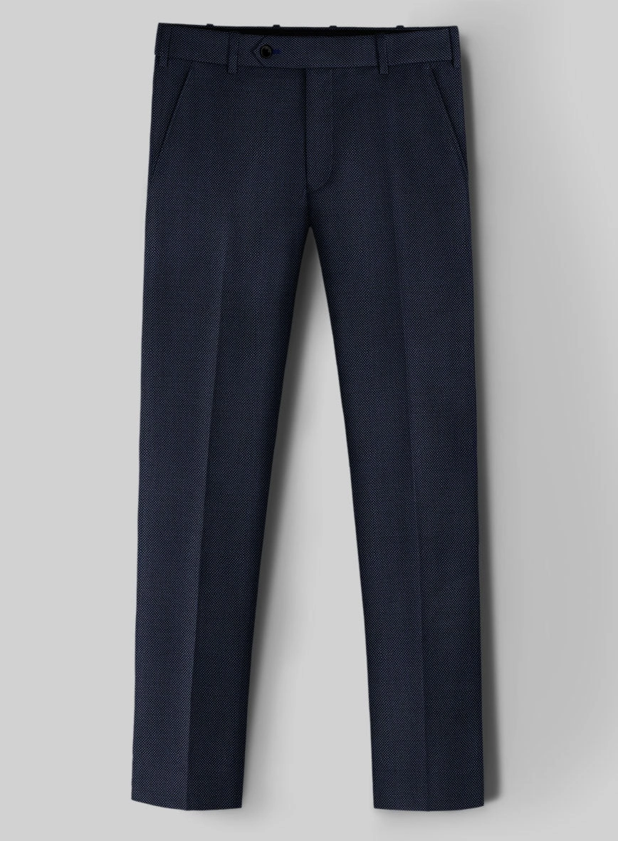 Birdseye Wool Blue Suit