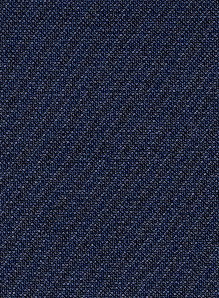 Birdseye Wool Royal Blue Suit