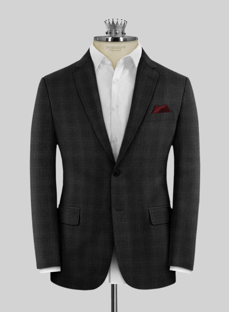 Bristol Alvaro Charcoal Checks Suit
