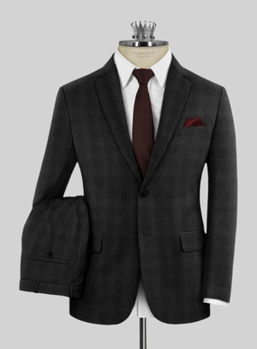 Bristol Alvaro Charcoal Checks Suit