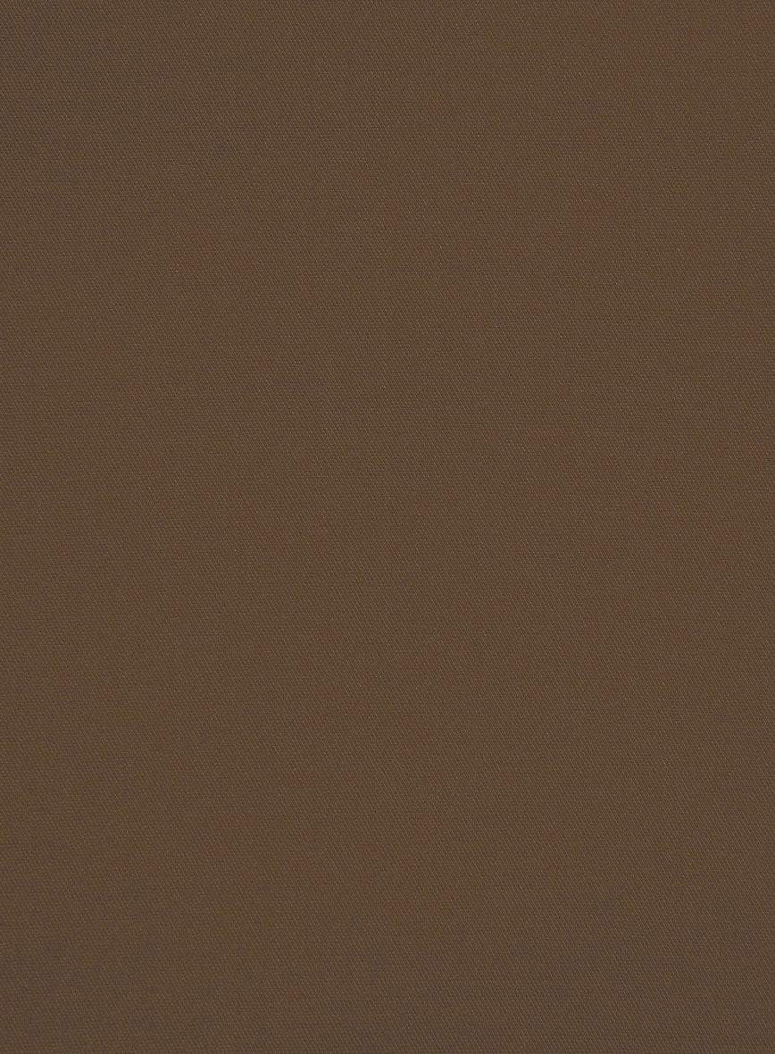 Brown Stretch Chino Suit