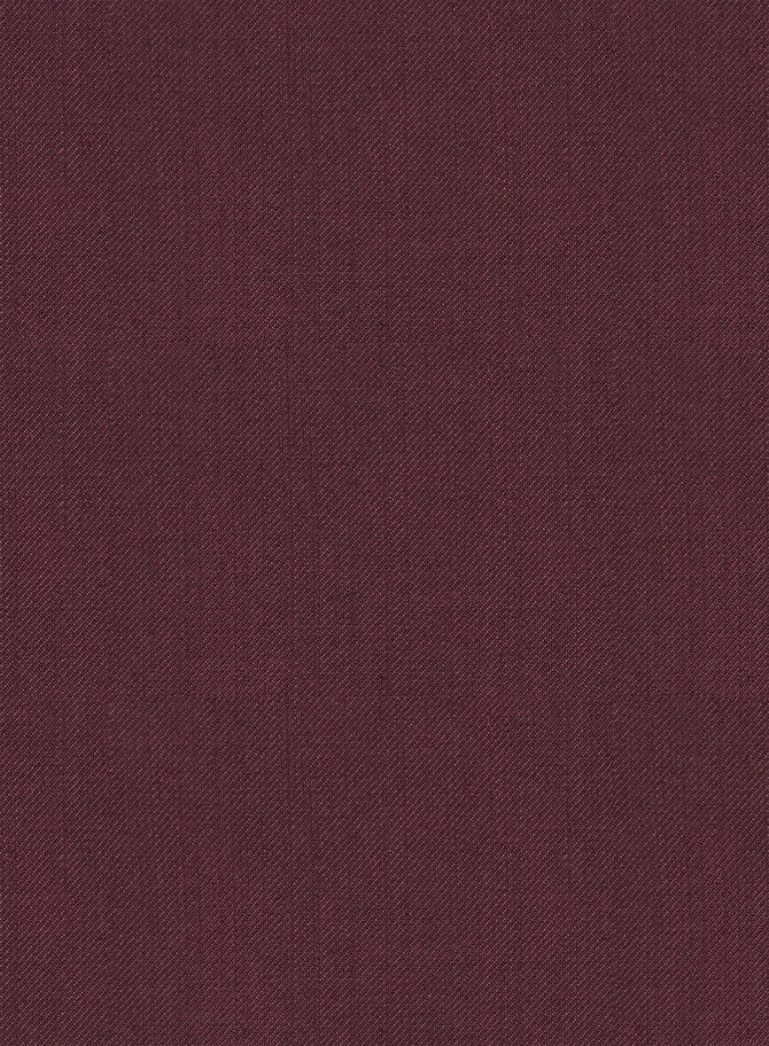 Burgundy Wool Suit