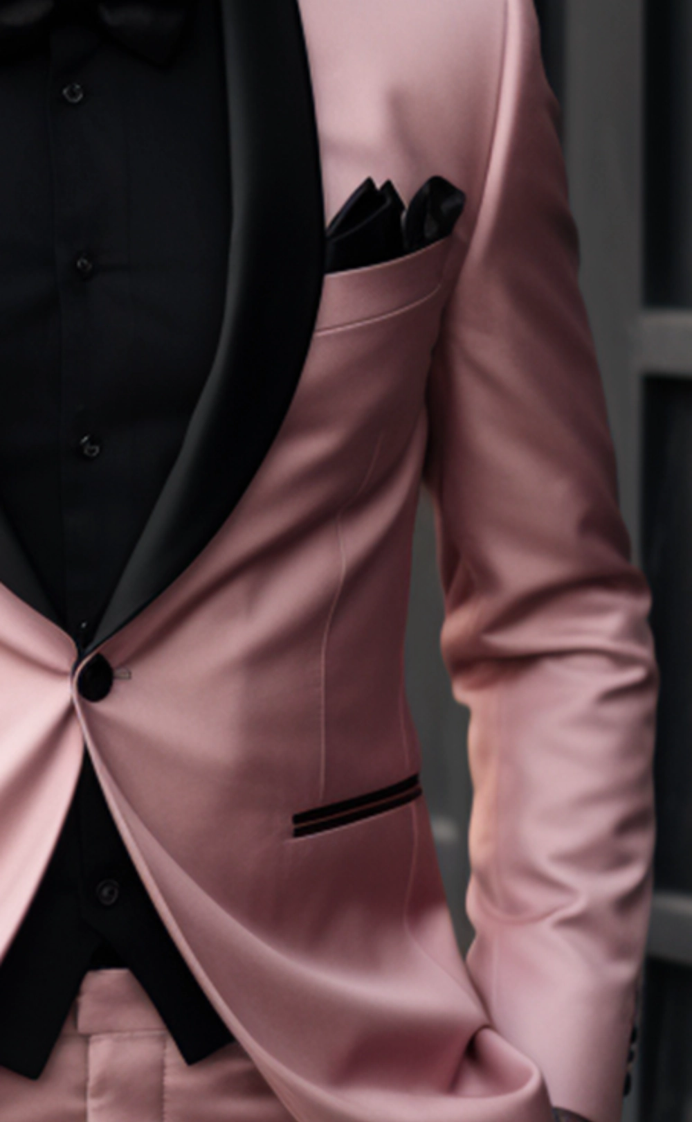 Classic Men's Dusty Rose Tuxedo Suit