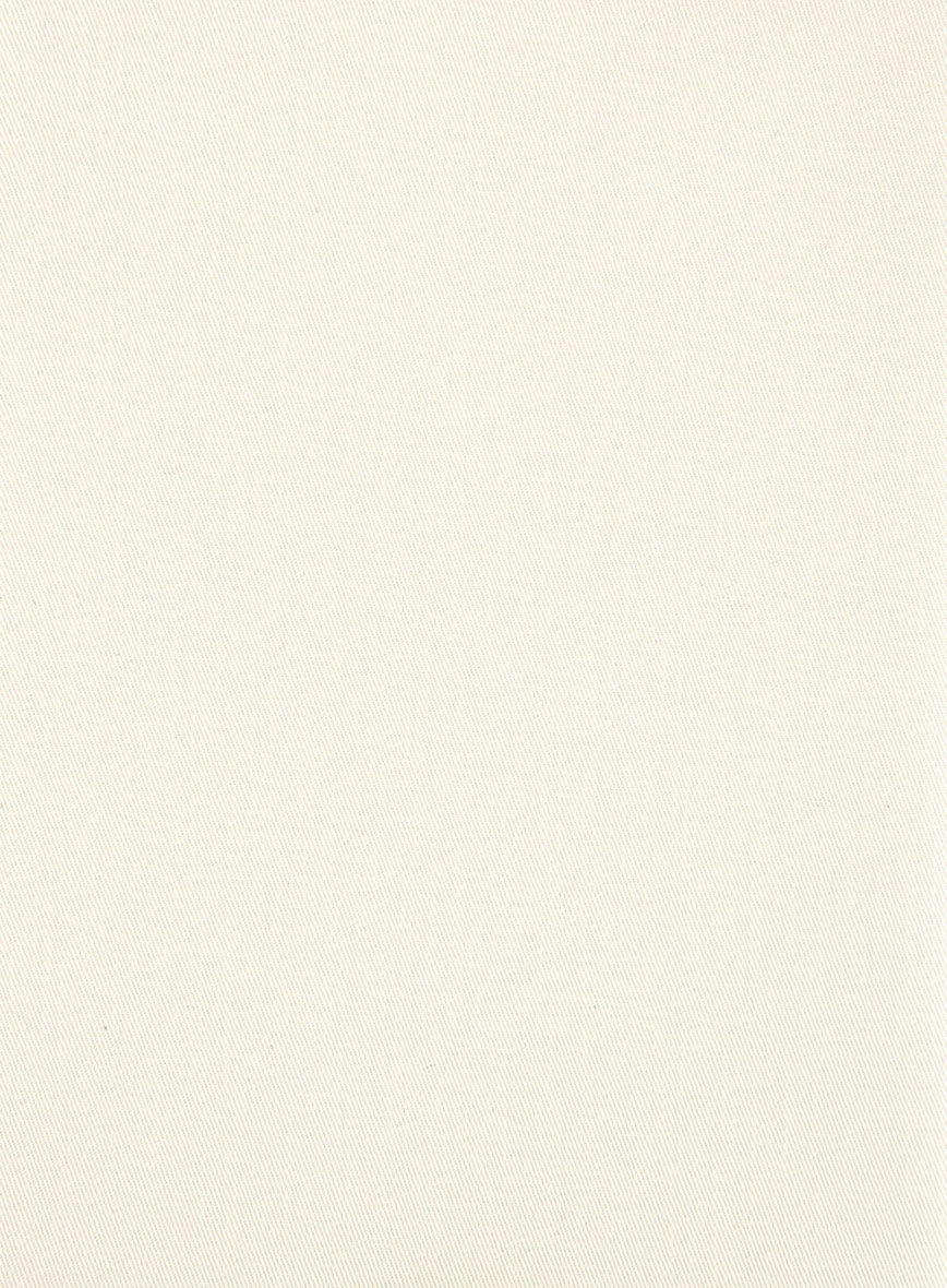 Cream Napoli Stretch Light Weight Cotton Suit