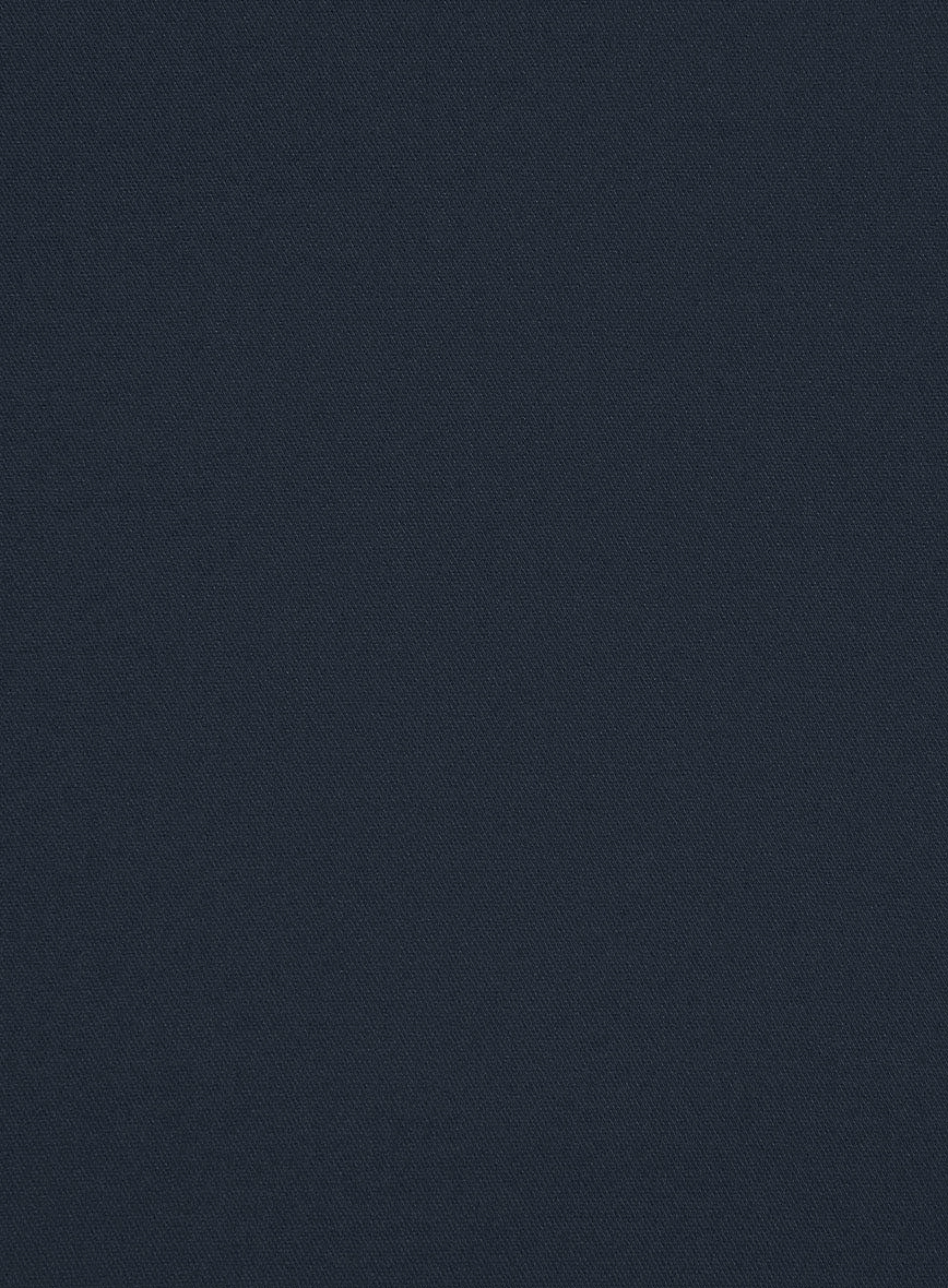 Dark Blue Stretch Chino Suit