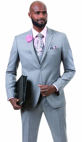 EJ Samuel M18014-GR Mens Suit