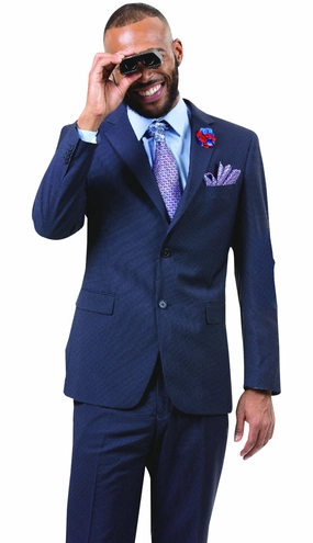 EJ Samuel M18017-BL Mens Suit