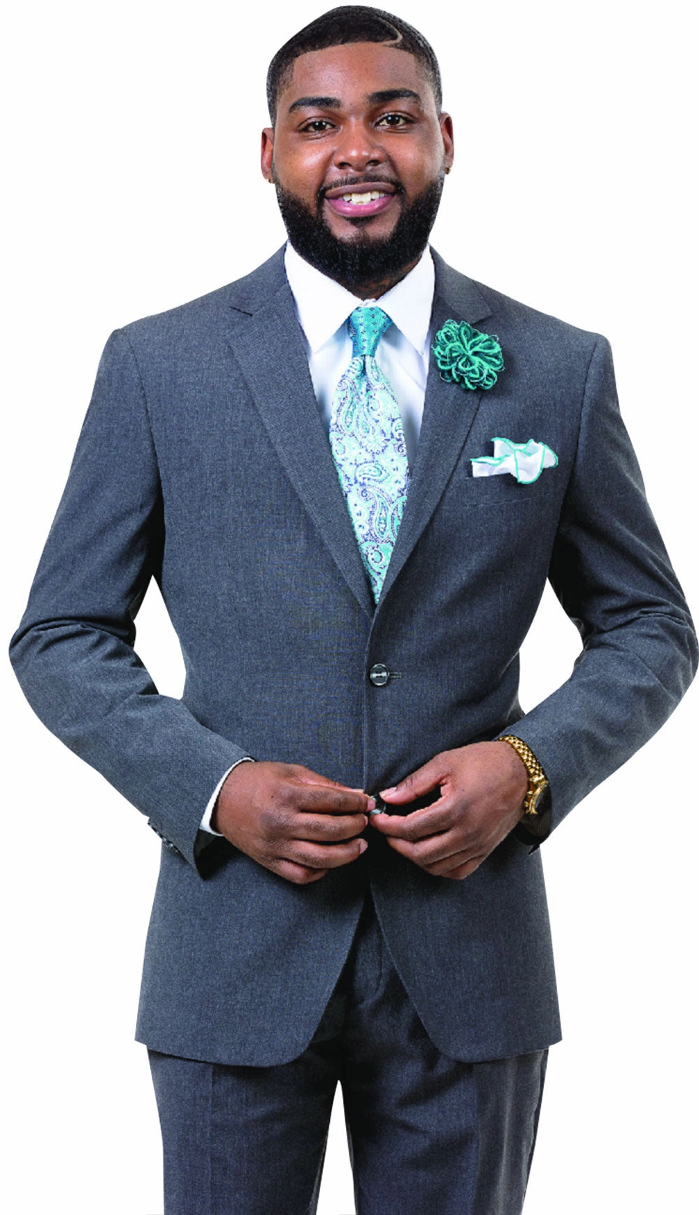 EJ Samuel M18018-LG Mens Suit
