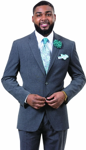 EJ Samuel M18018-LG Mens Suit