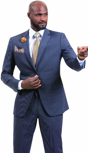 EJ Samuel M18019-GR Mens Suit