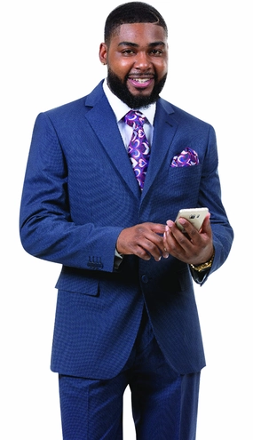 EJ Samuel M18021-BL Mens Suit