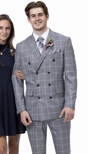 EJ Samuel M2779-GRY  Mens Suit