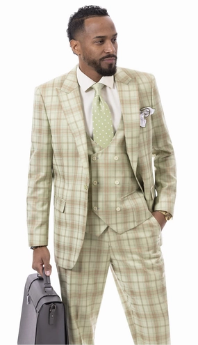EJ Samuel M2785-APL  Mens Suit