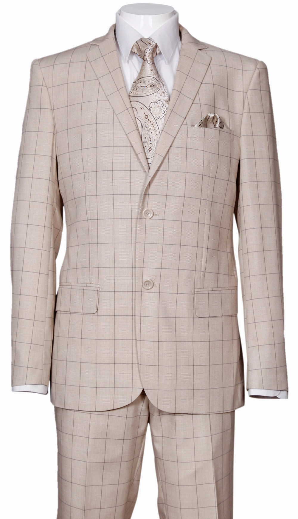 Fortino Landi 570203-KH Mens Suit