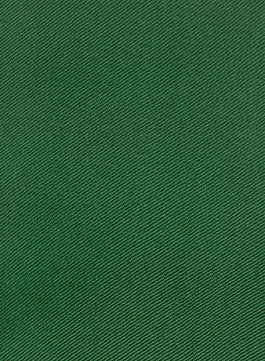 Green Napoli Stretch Light Weight Cotton Suit