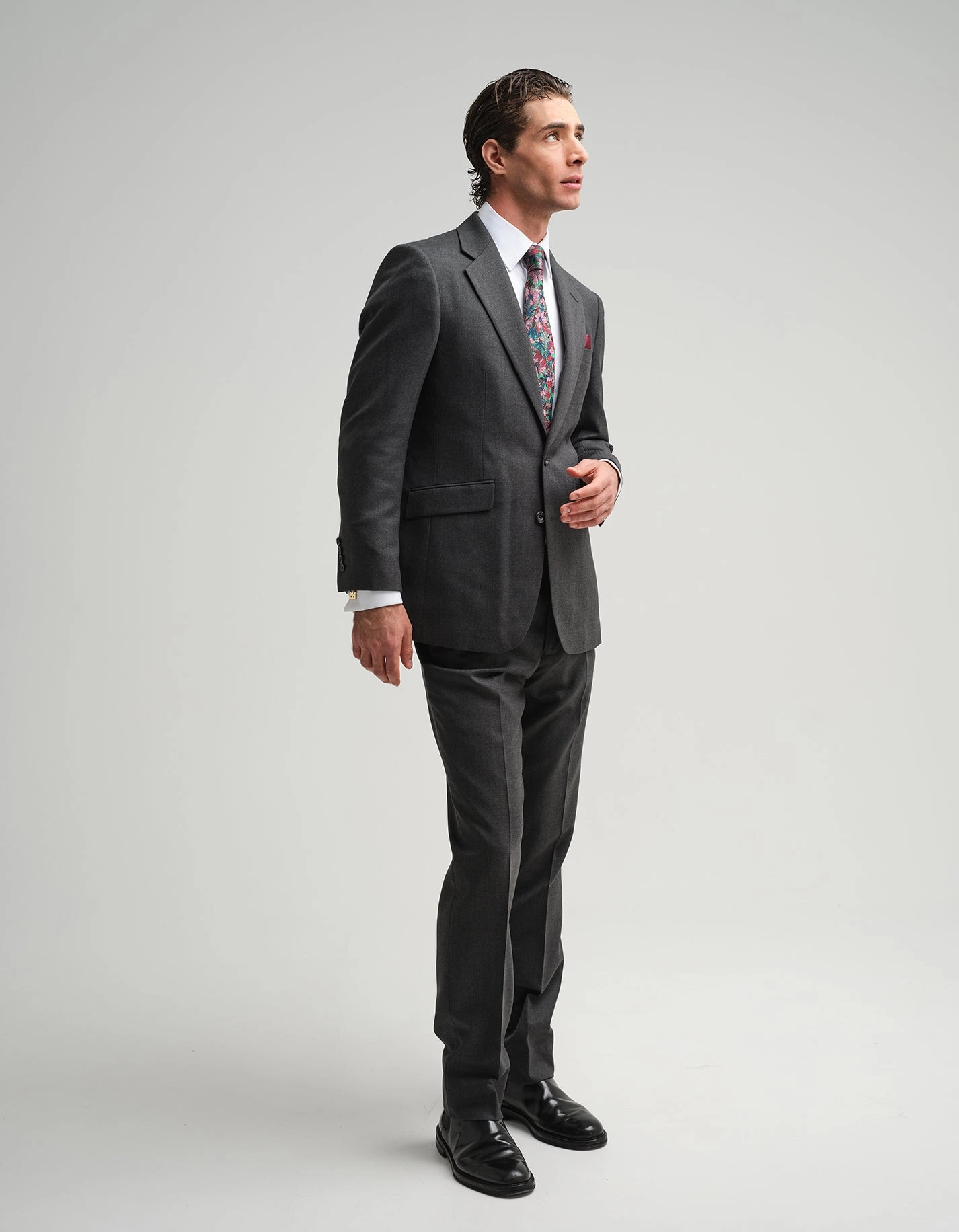 Grey Twill Suit