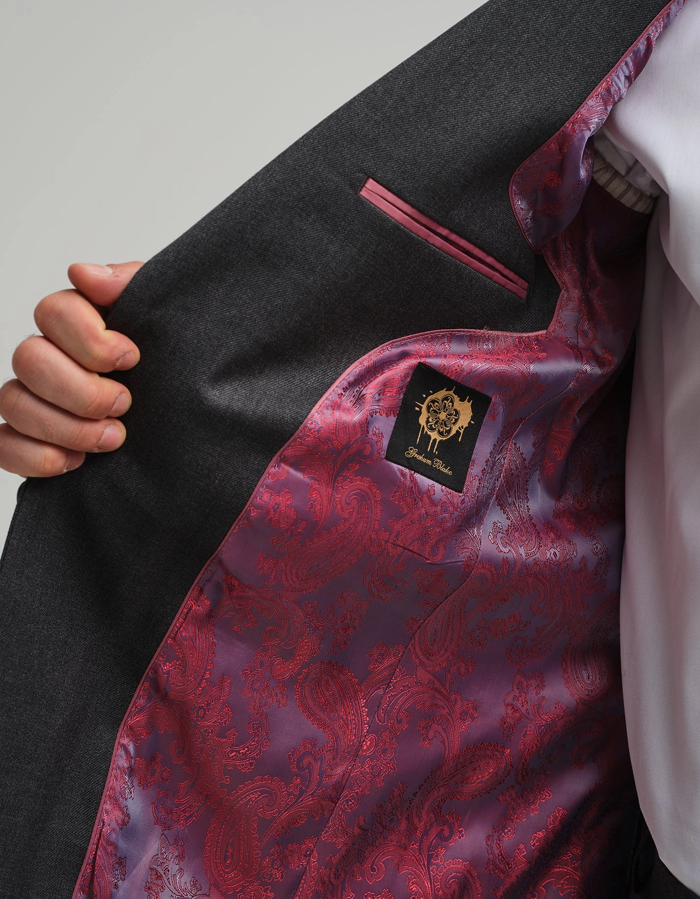 Grey Twill Suit