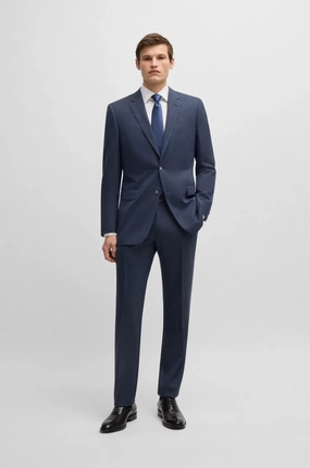H-Huge Slim-Fit Suit in Stretch Cotton 50540776