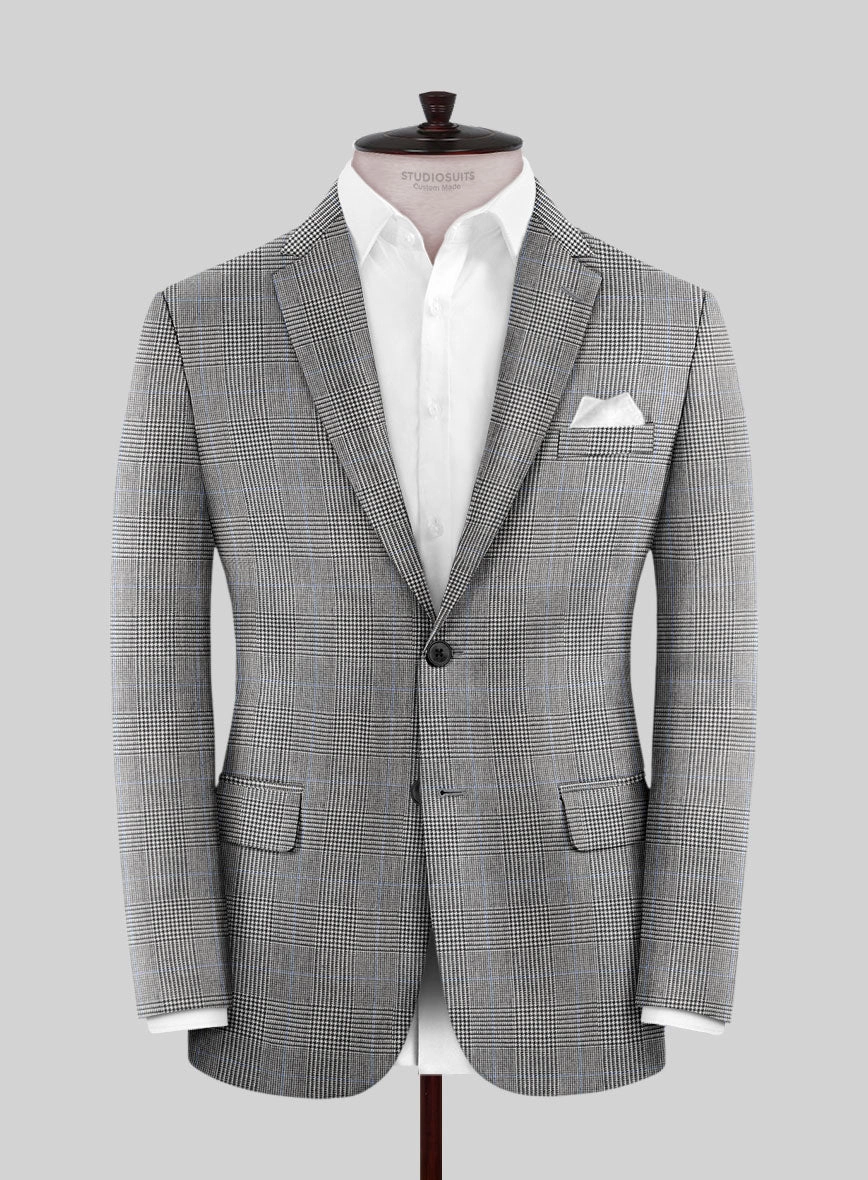 Hardy Minnis BW Prince of Wales Wool Suit
