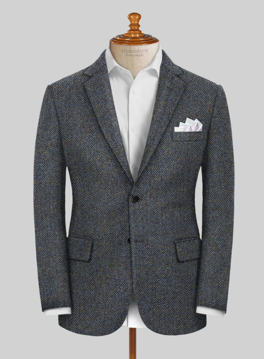 Harris Tweed Barley Blue Suit