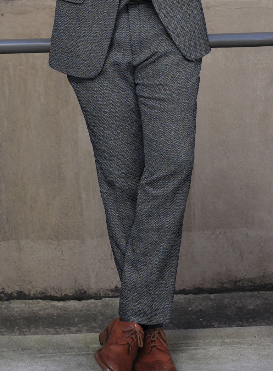 Harris Tweed Barley Blue Suit