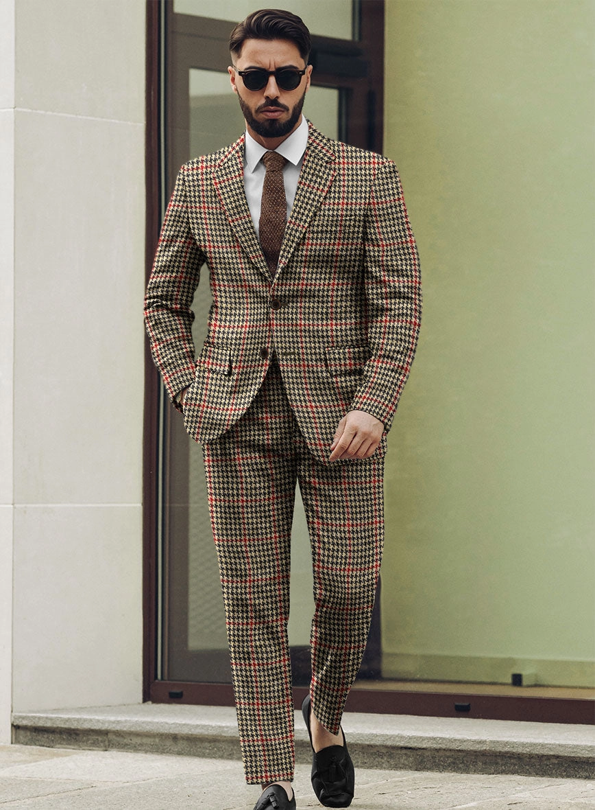 Harris Tweed Carmine Beige Suit