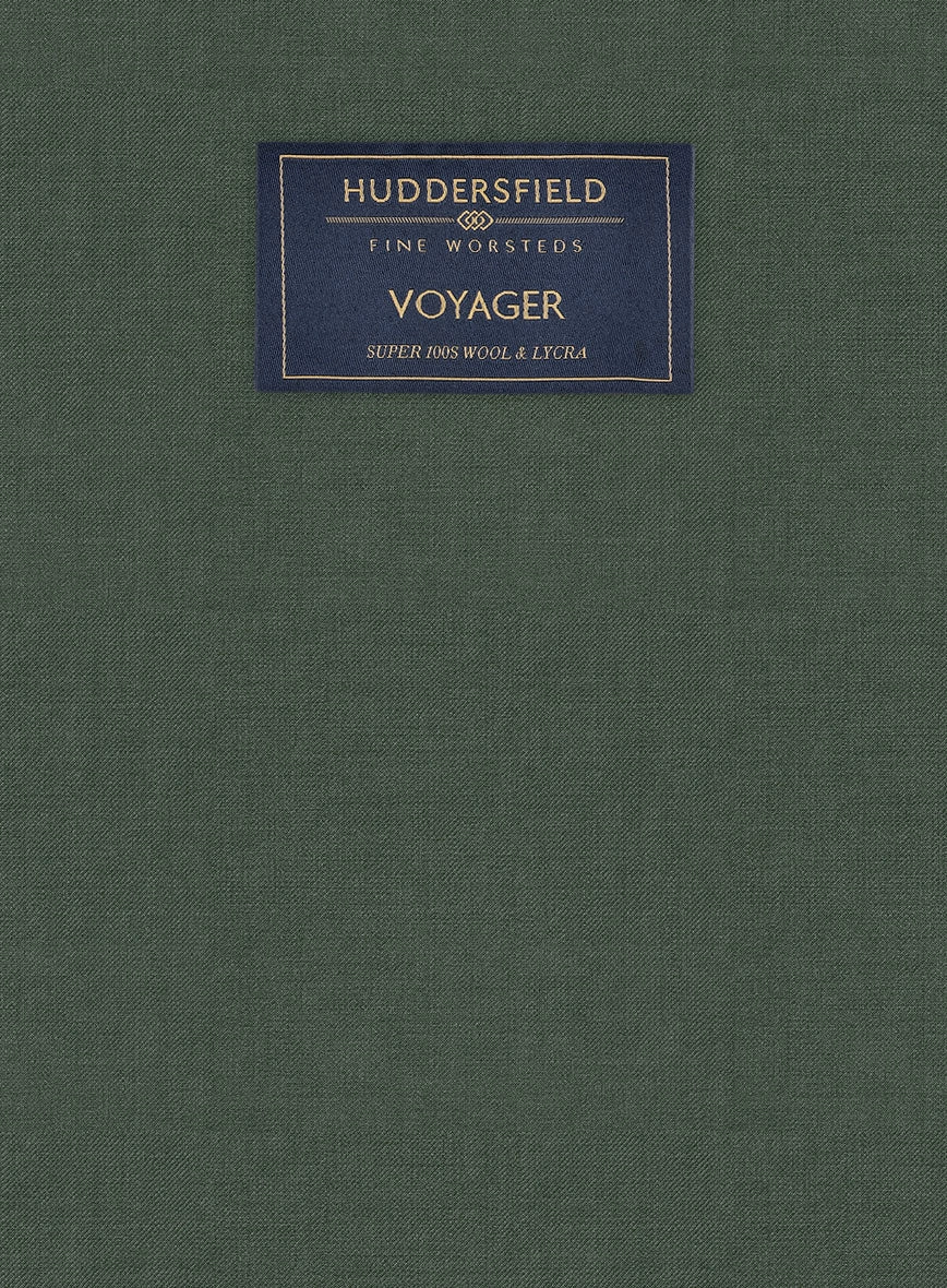 Huddersfield Stretch Autumn Green Wool Suit