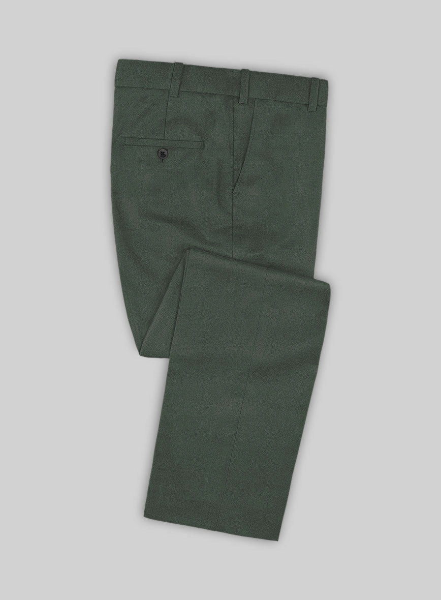 Huddersfield Stretch Autumn Green Wool Suit