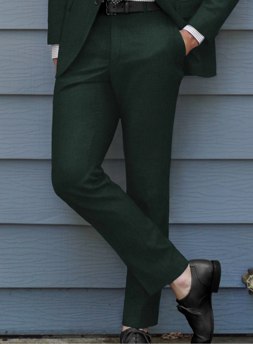 Huddersfield Stretch Emerald Green Wool Suit