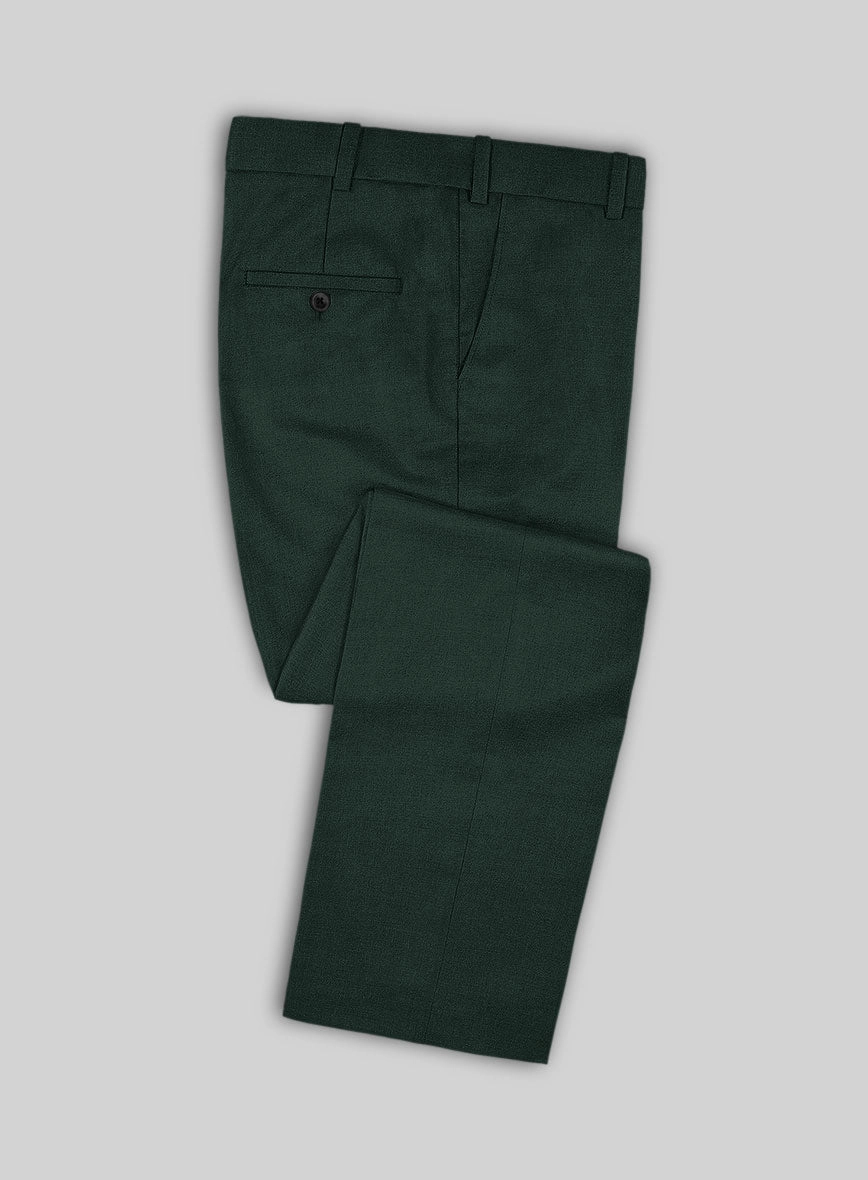 Huddersfield Stretch Emerald Green Wool Suit