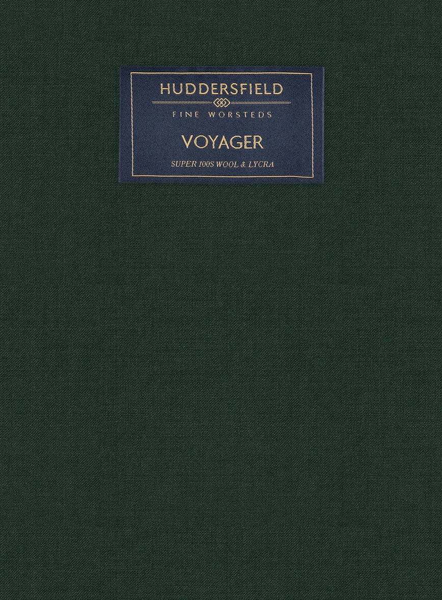 Huddersfield Stretch Emerald Green Wool Suit