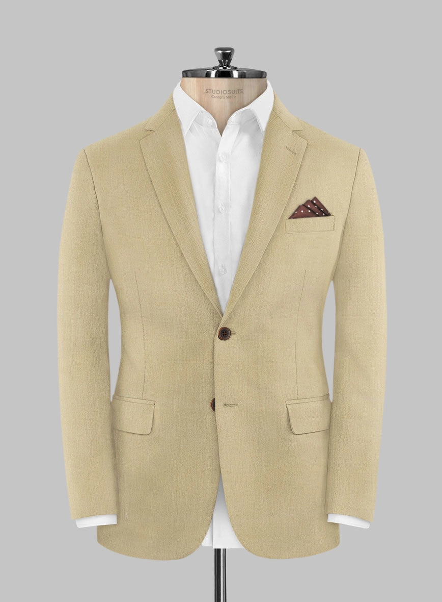 Huddersfield Stretch Khaki Wool Suit