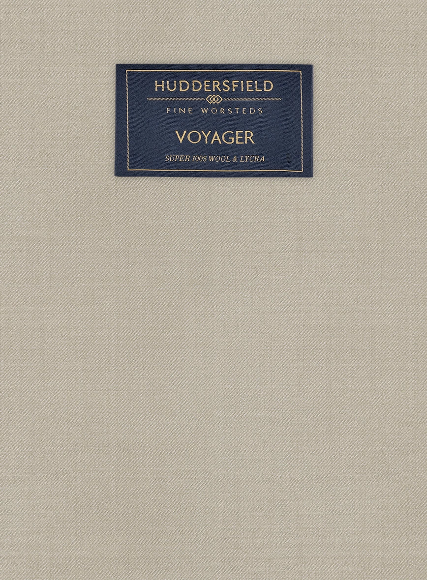 Huddersfield Stretch Muted Beige Wool Suit