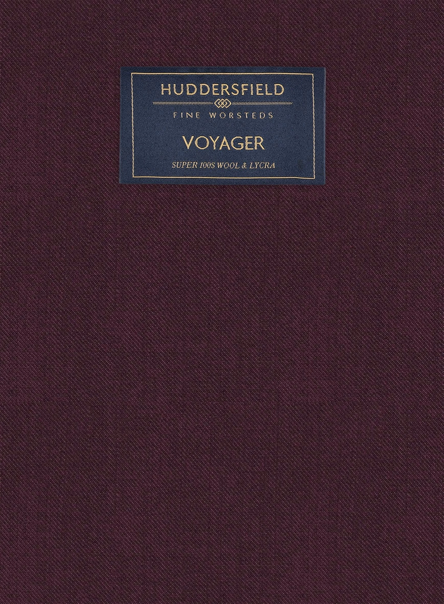 Huddersfield Stretch Wine Wool Suit
