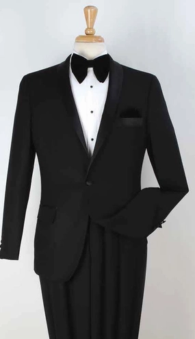Iconic TU2-1-BLK Mens Suit