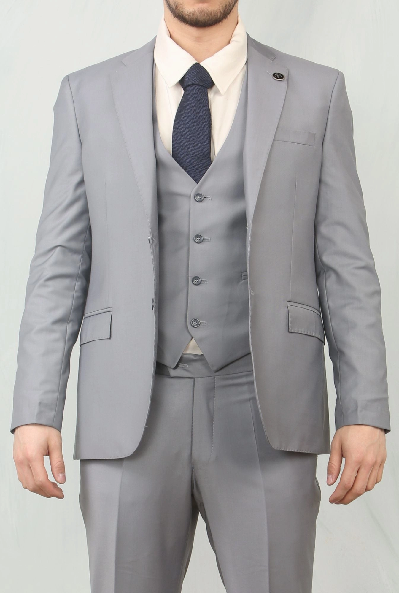 IM30 3 Piece Stitch Lapel Formal Suit