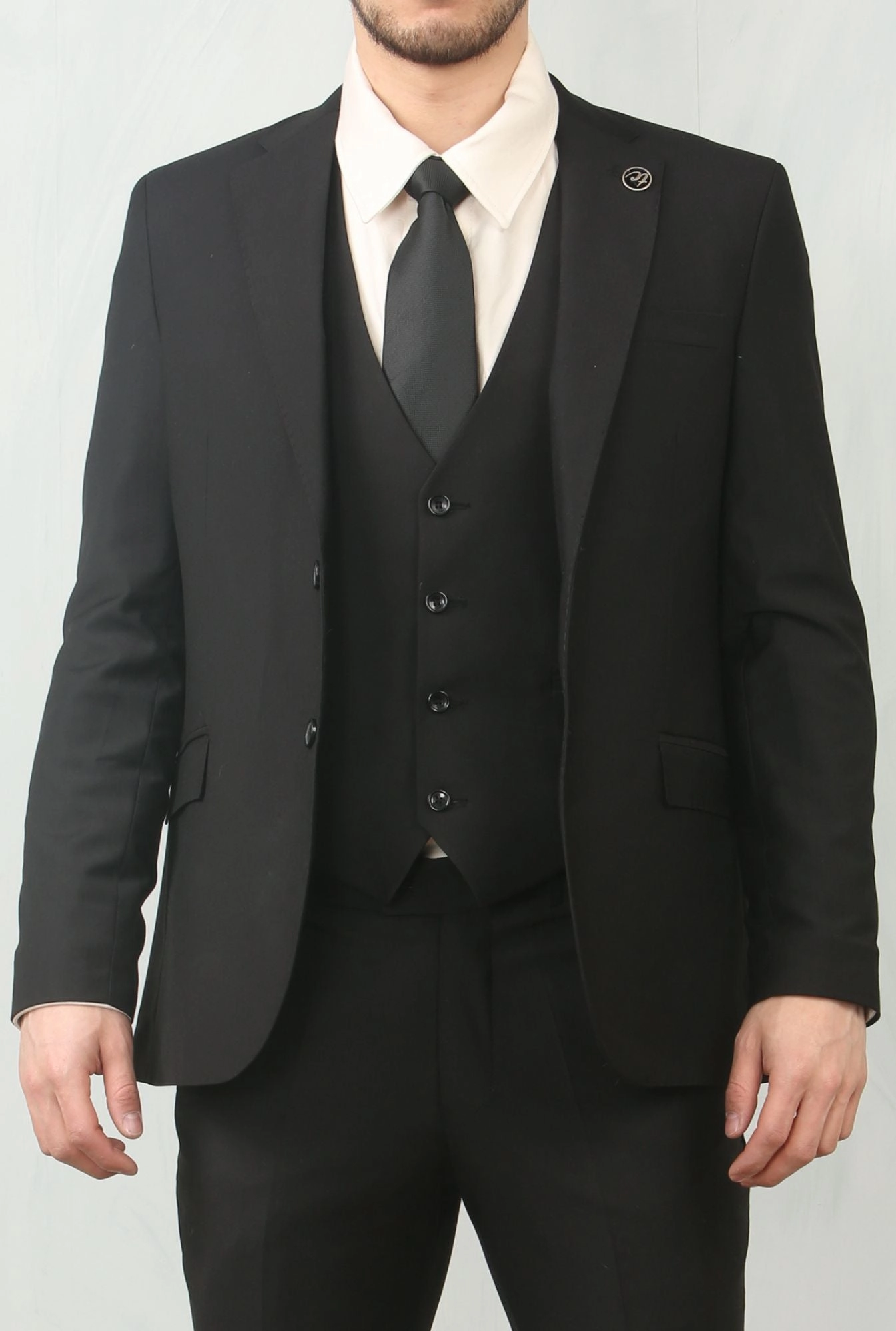 IM30 3 Piece Stitch Lapel Formal Suit