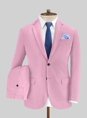 Italian Pink Cotton Suit