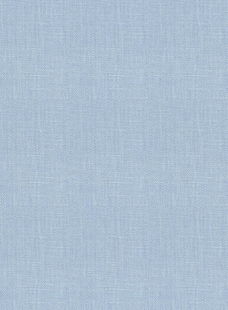 Italian Prato Powder Blue Linen Suit
