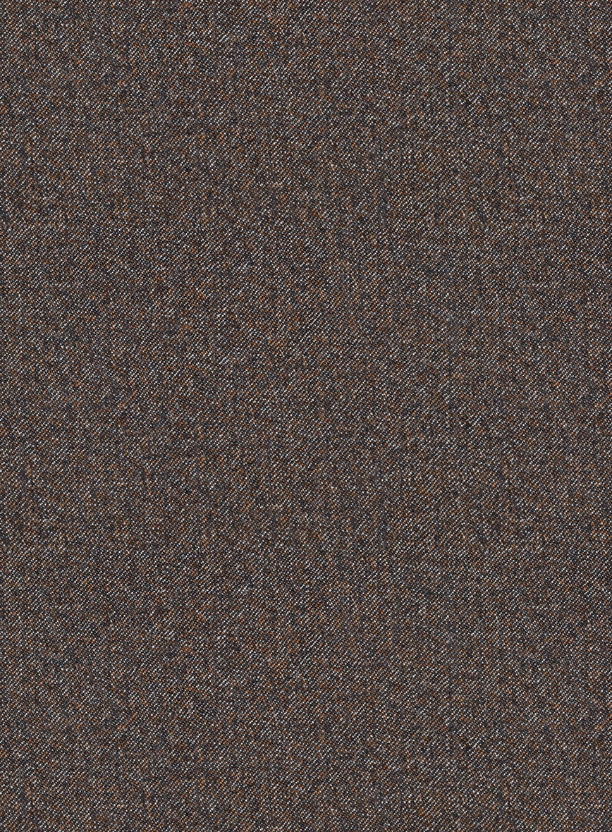 Italian Quelo Brown Twill Flannel Suit