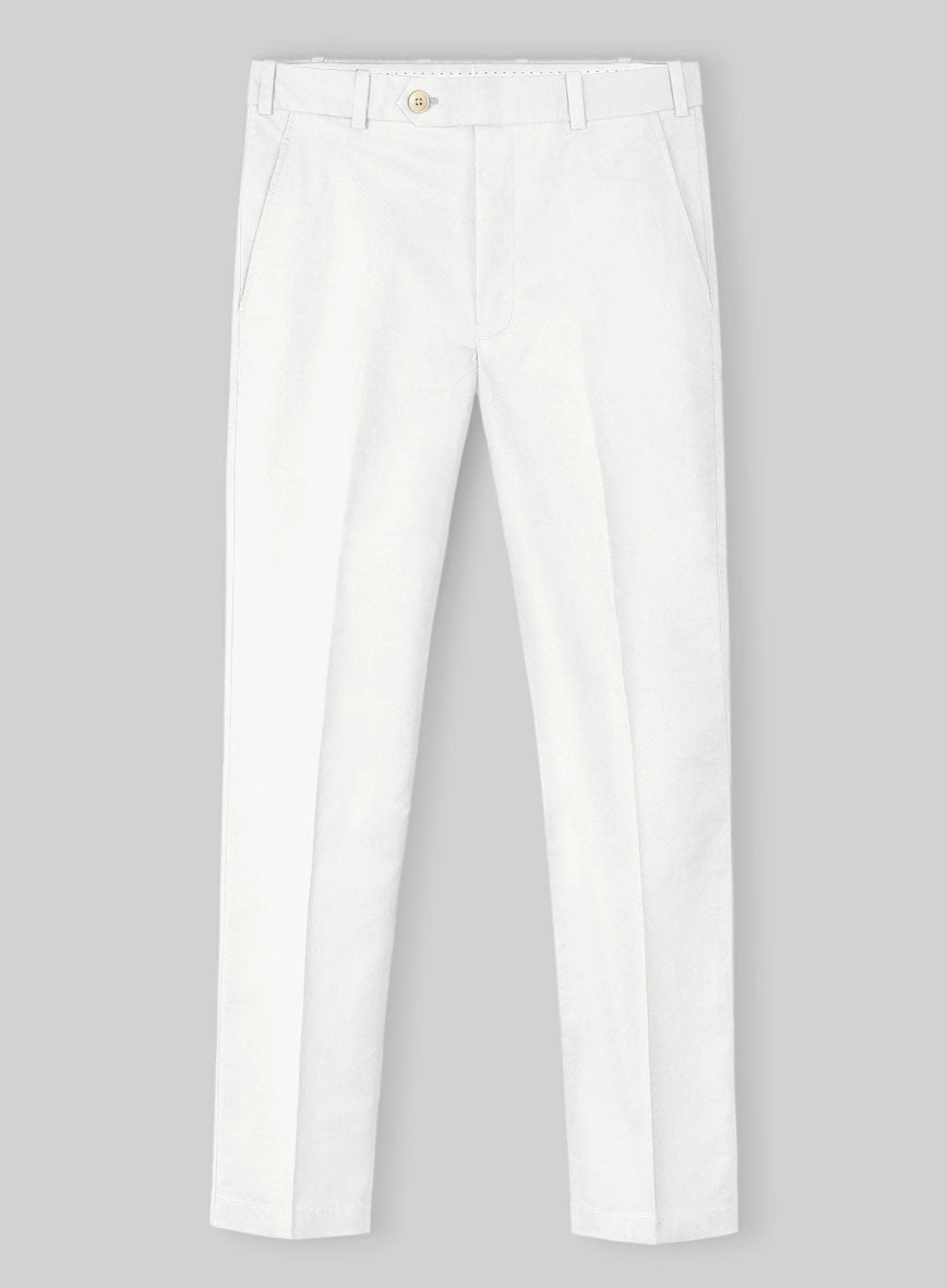 Ivory Napoli Stretch Light Weight Cotton Suit