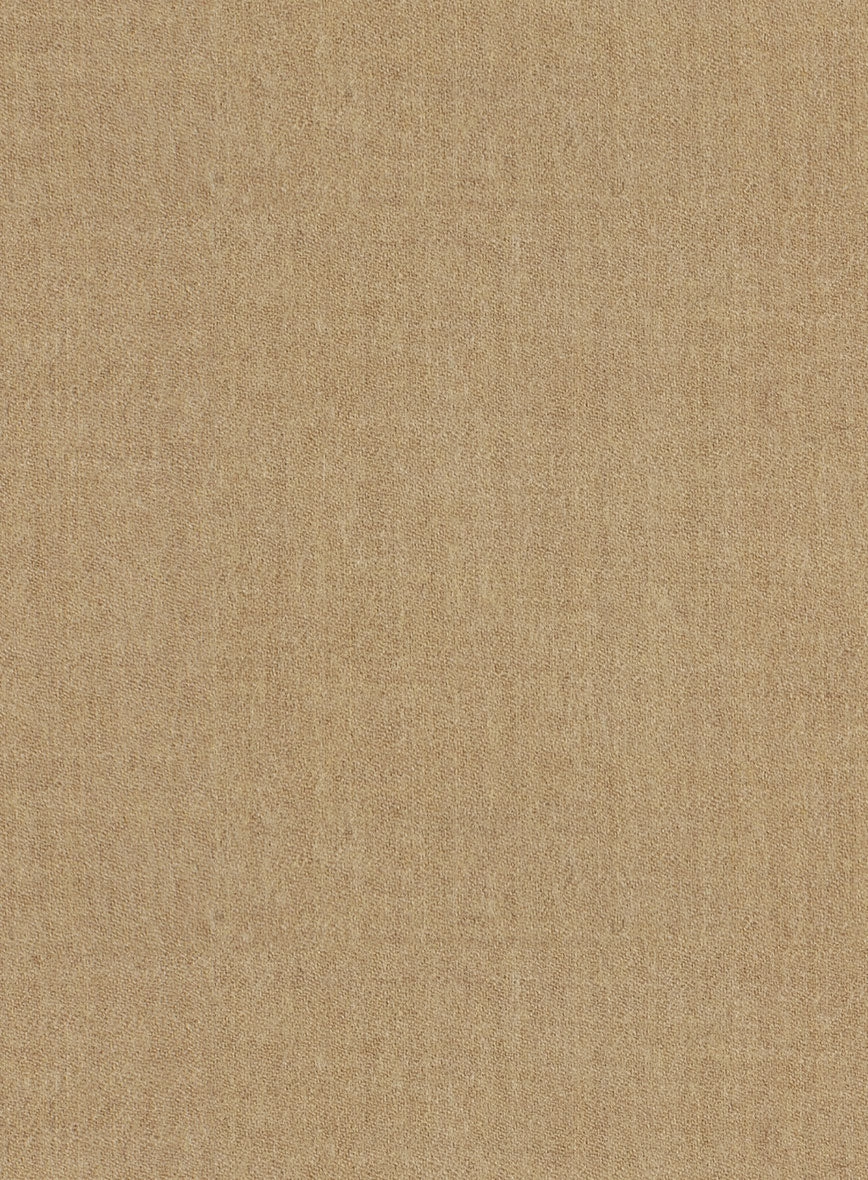 Khaki Flannel Wool Suit