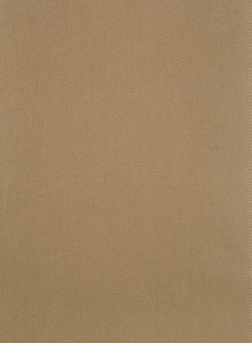 Khaki Napoli Stretch Light Weight Cotton Suit