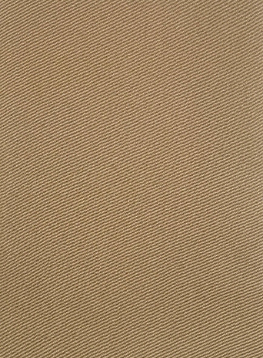 Khaki Napoli Stretch Light Weight Cotton Suit