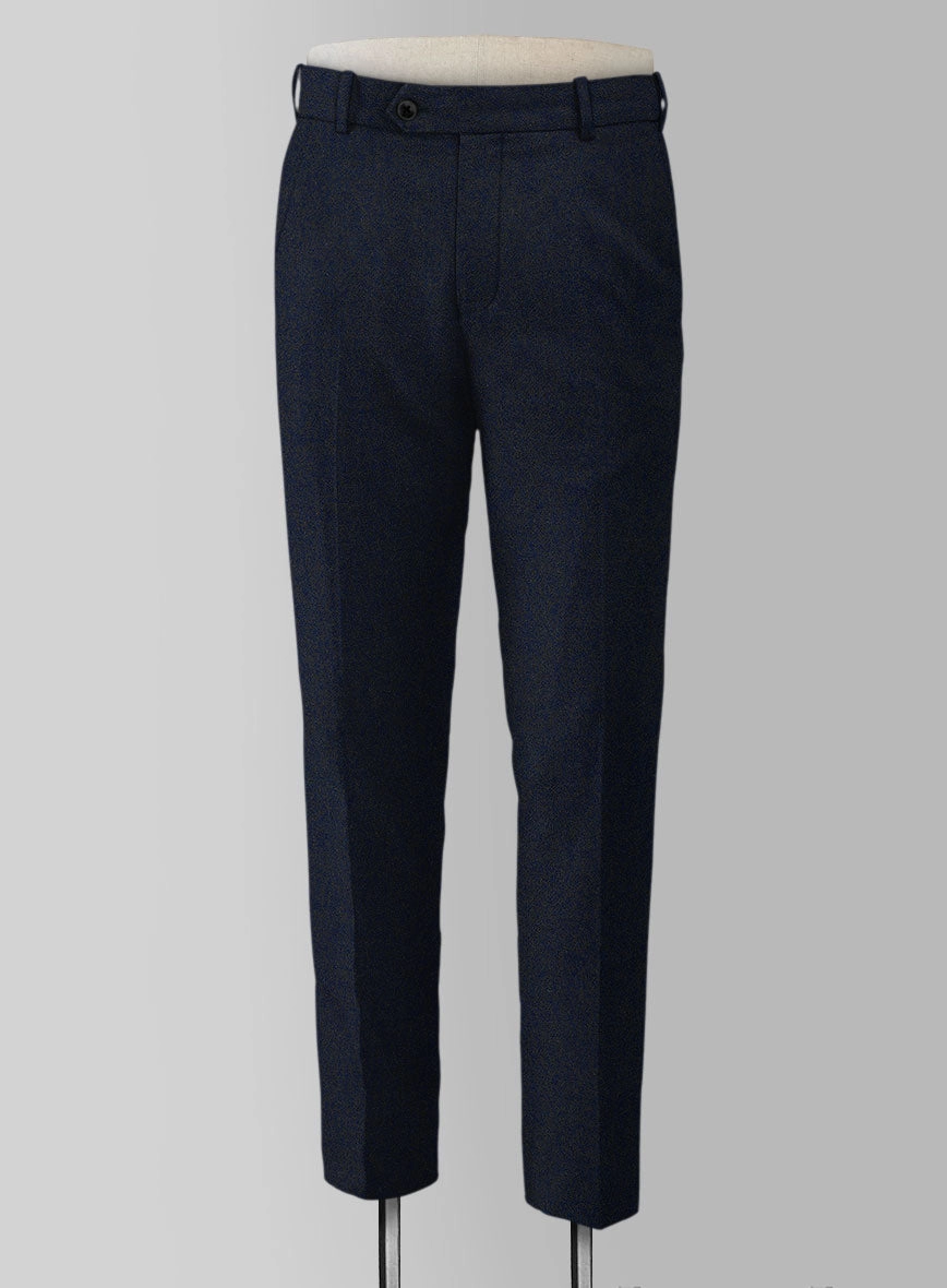 Light Weight Melange Dark Blue Tweed Suit