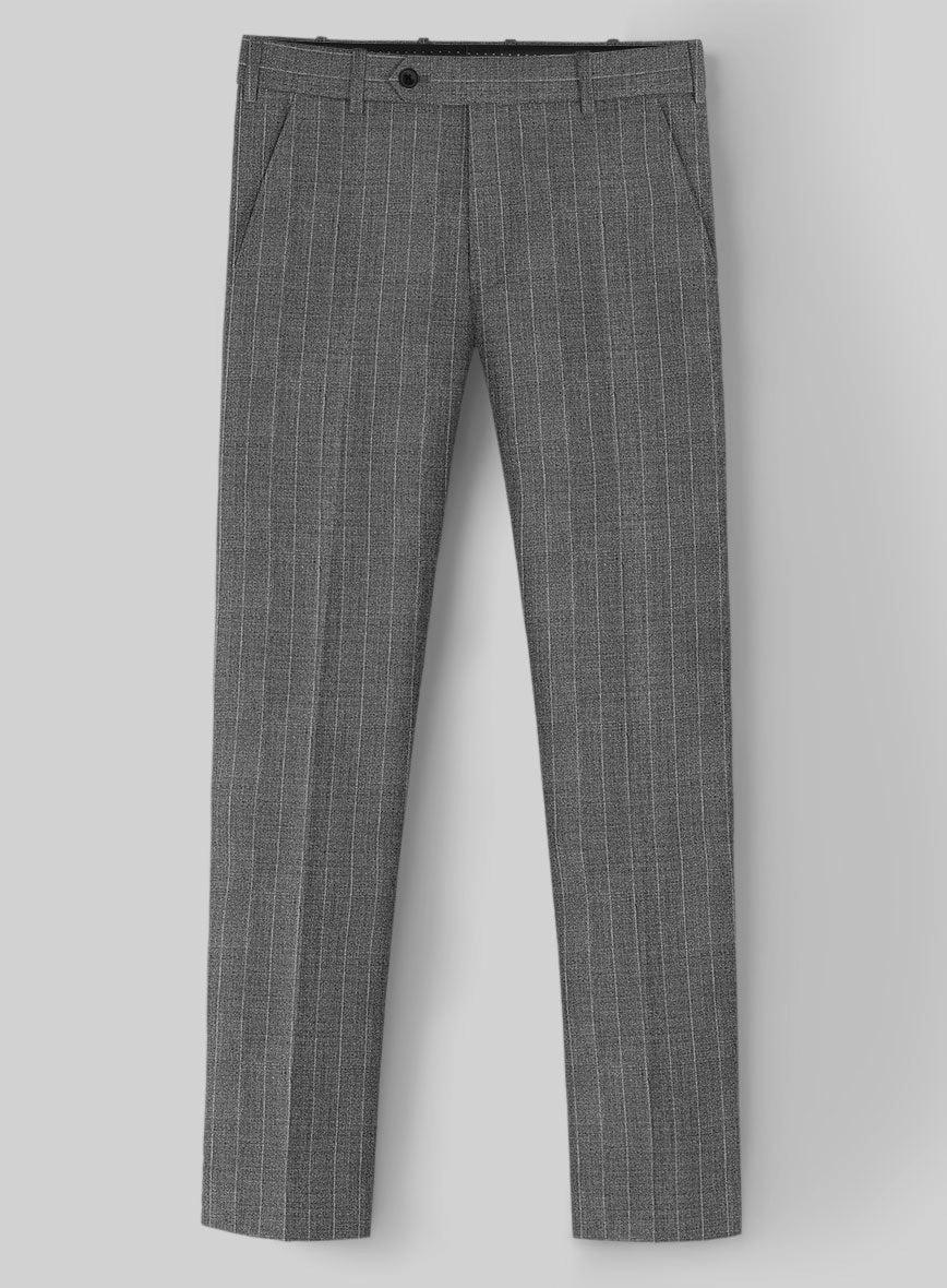 London Loom Dariox Stripe Wool Suit