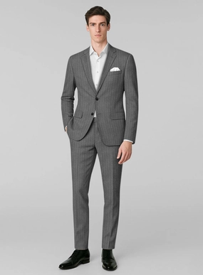 London Loom Dariox Stripe Wool Suit