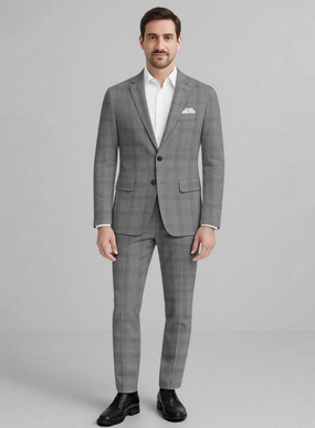 Marco Stretch Belluno Glen Wool Suit