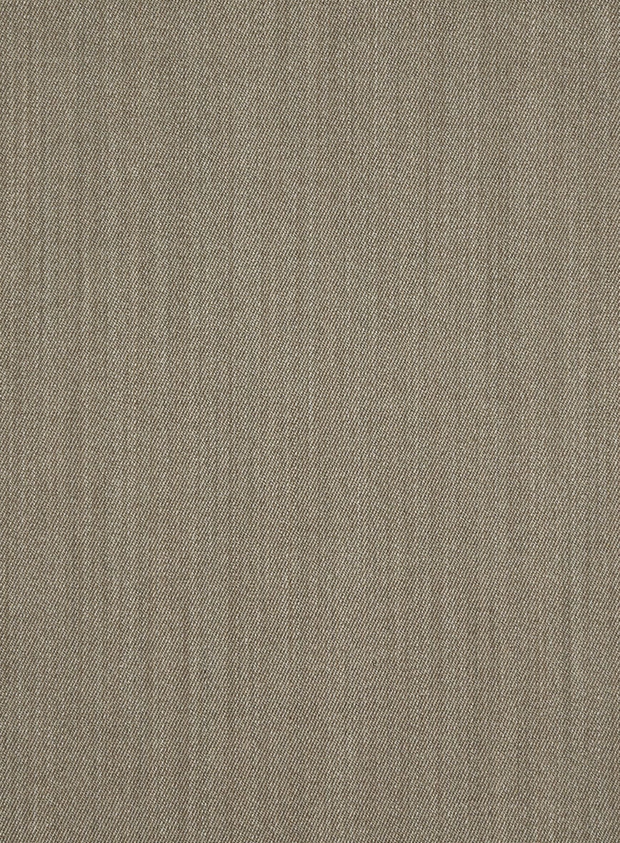 Marco Stretch Dark Beige Wool Suit