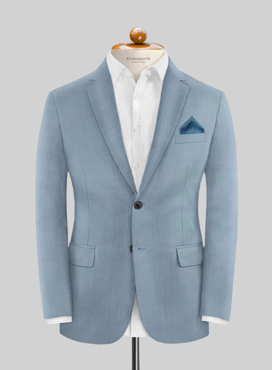 Marco Stretch Ebony Blue Wool Suit